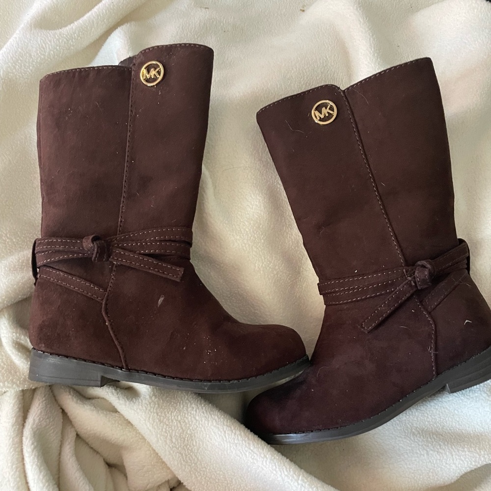 Toddler girls, Michael Kors, brown boot size 8